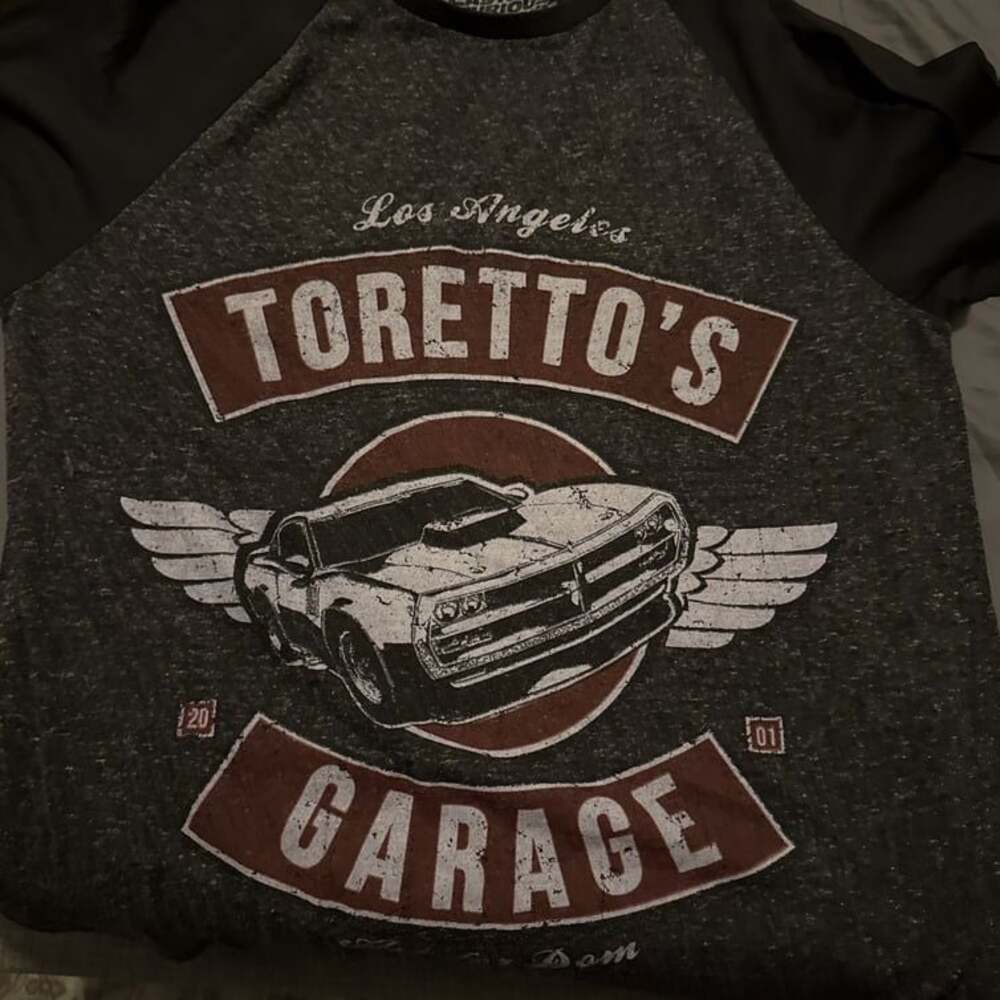 Fast & Furious Toretto's Garage 1/4 Sleeve T-Shirt